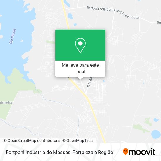 Fortpani Industria de Massas mapa