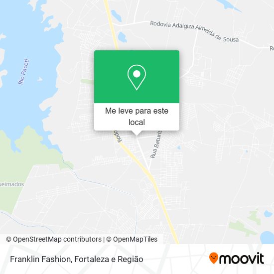 Franklin Fashion mapa