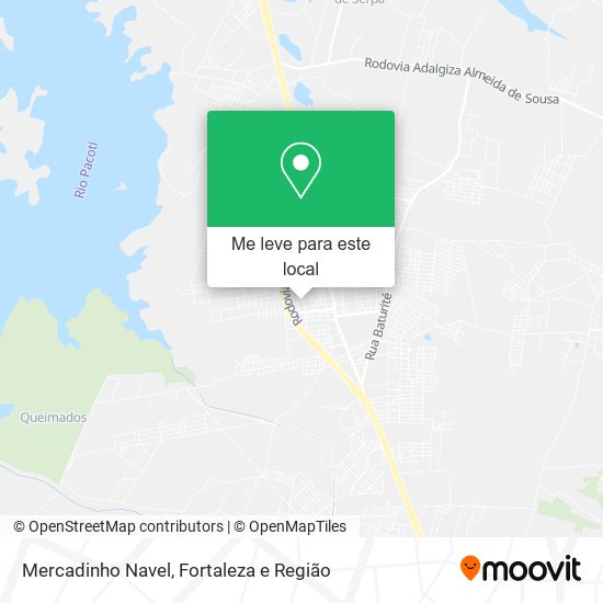 Mercadinho Navel mapa