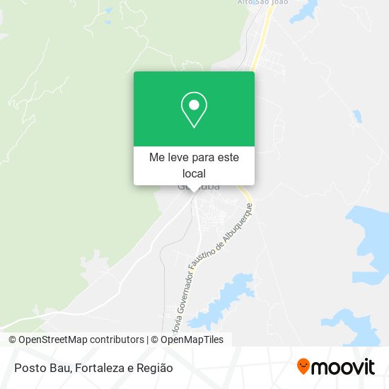 Posto Bau mapa