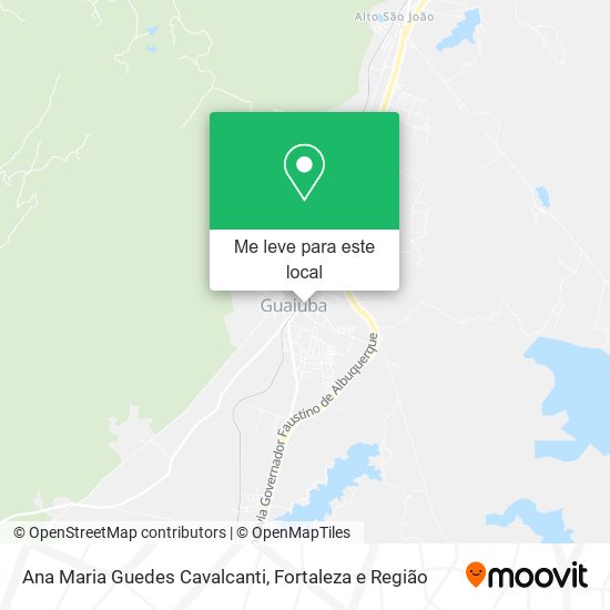 Ana Maria Guedes Cavalcanti mapa