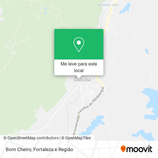 Bom Cheiro mapa