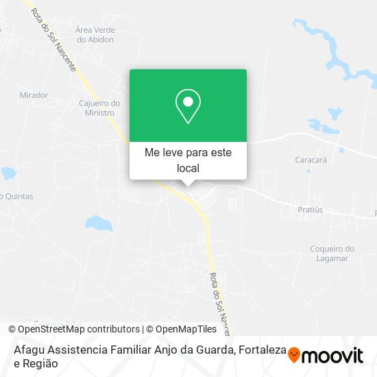 Afagu Assistencia Familiar Anjo da Guarda mapa