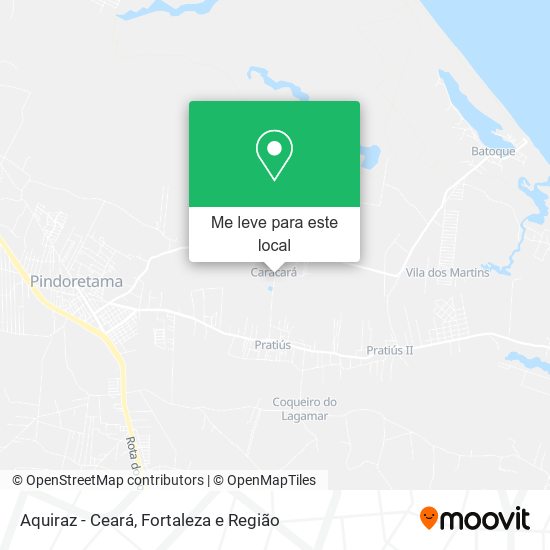 Aquiraz - Ceará mapa