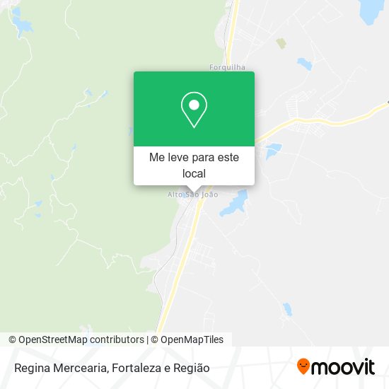 Regina Mercearia mapa