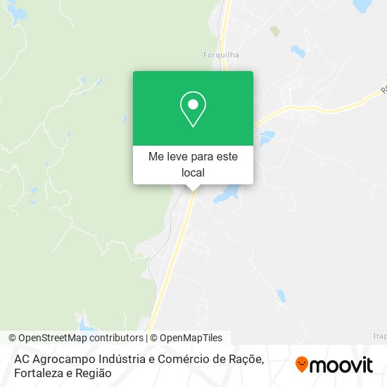 AC Agrocampo Indústria e Comércio de Raçõe mapa