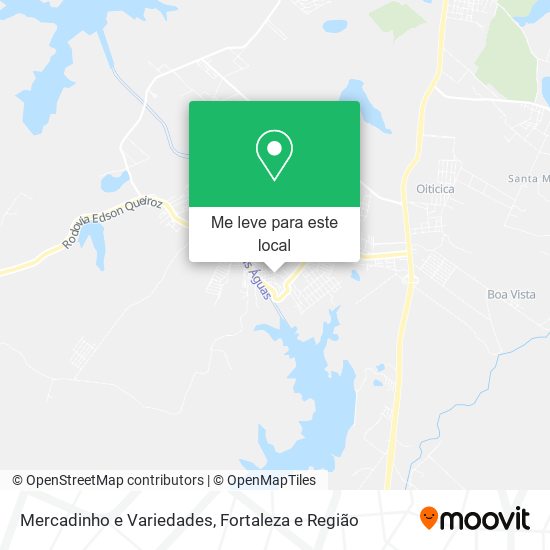 Mercadinho e Variedades mapa