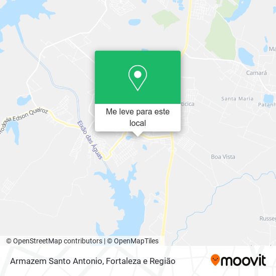 Armazem Santo Antonio mapa