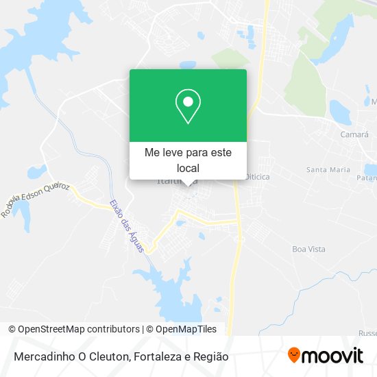 Mercadinho O Cleuton mapa