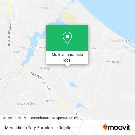 Mercadinho Taty mapa