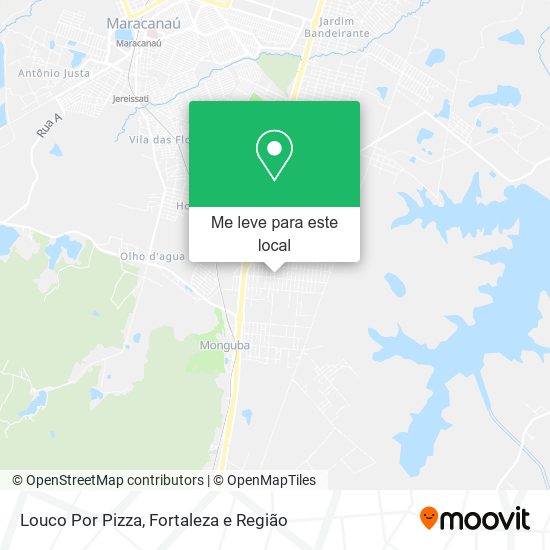 Louco Por Pizza mapa