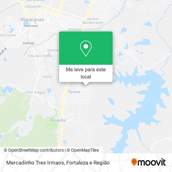 Mercadinho Tres Irmaos mapa