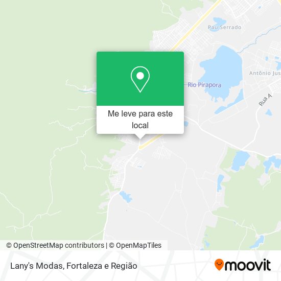 Lany's Modas mapa