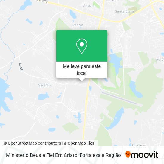 Ministerio Deus e Fiel Em Cristo mapa