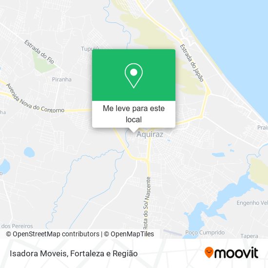 Isadora Moveis mapa