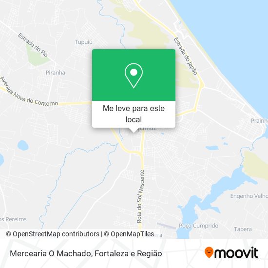 Mercearia O Machado mapa