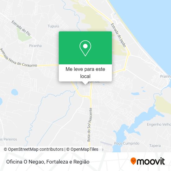 Oficina O Negao mapa