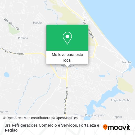 Jrs Refrigeracoes Comercio e Servicos mapa