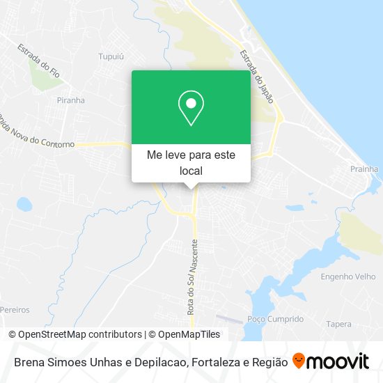 Brena Simoes Unhas e Depilacao mapa