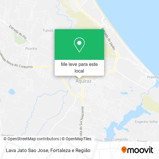 Lava Jato Sao Jose mapa