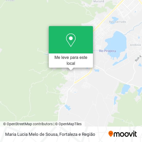 Maria Lucia Melo de Sousa mapa