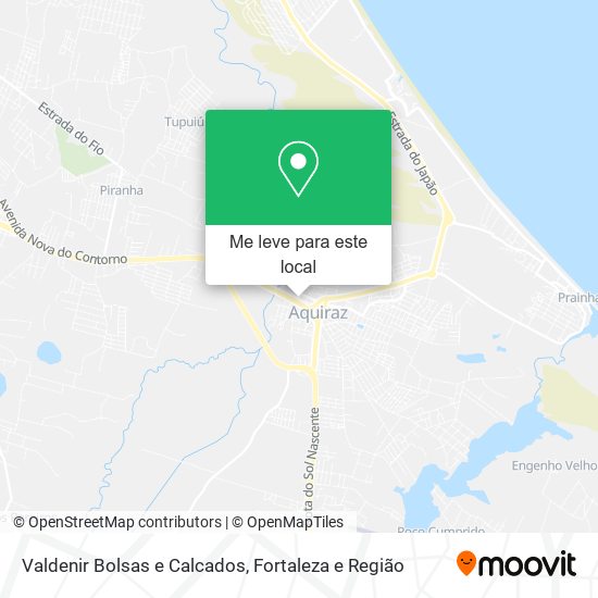 Valdenir Bolsas e Calcados mapa