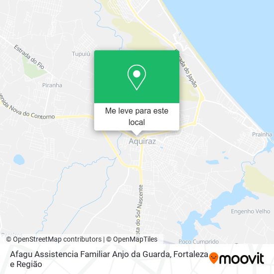 Afagu Assistencia Familiar Anjo da Guarda mapa