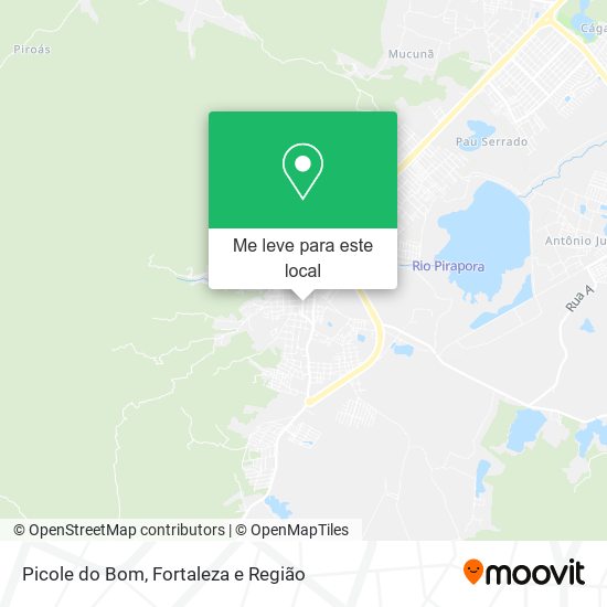 Picole do Bom mapa