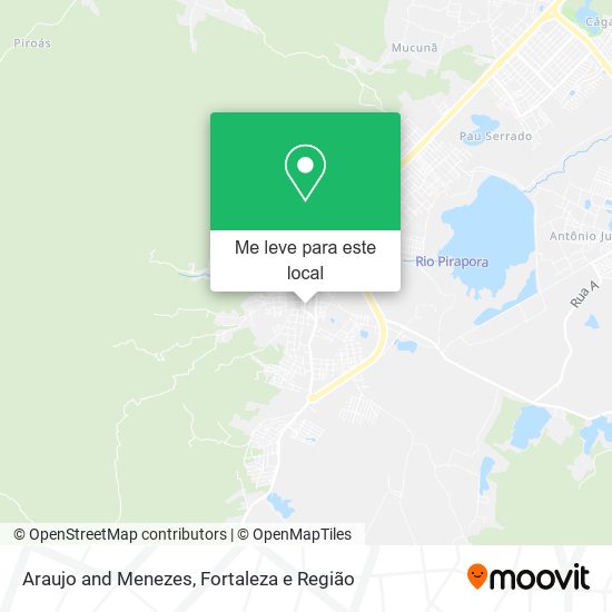 Araujo and Menezes mapa