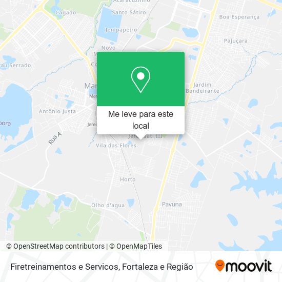 Firetreinamentos e Servicos mapa