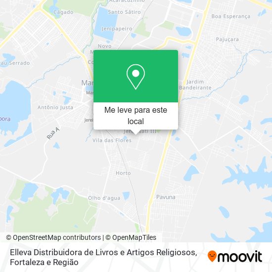 Elleva Distribuidora de Livros e Artigos Religiosos mapa