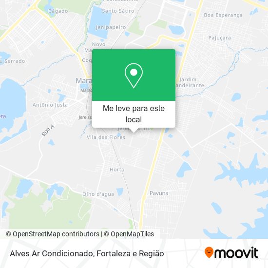 Alves Ar Condicionado mapa