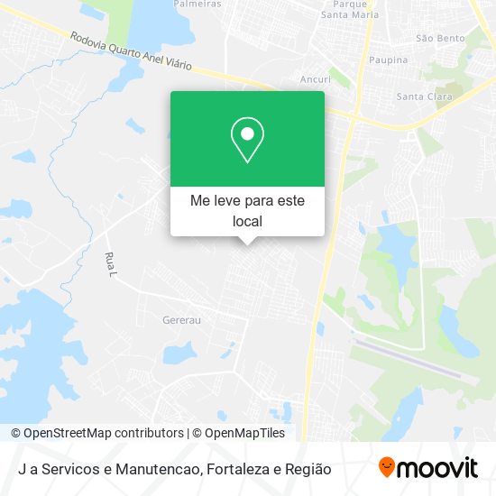 J a Servicos e Manutencao mapa