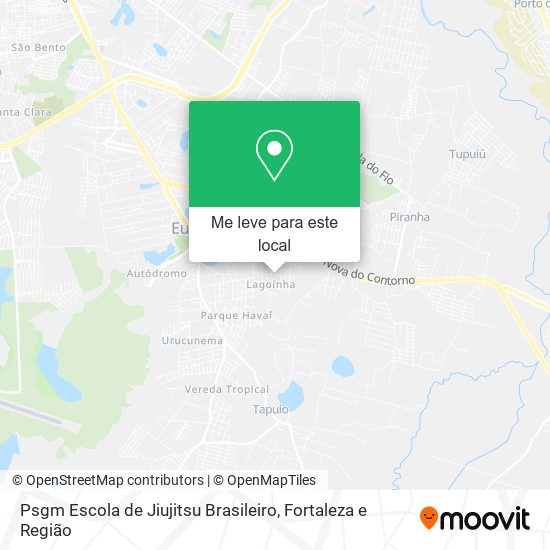Psgm Escola de Jiujitsu Brasileiro mapa