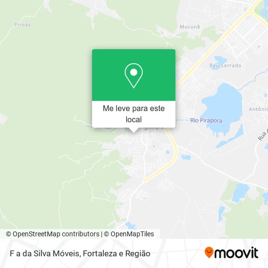 F a da Silva Móveis mapa