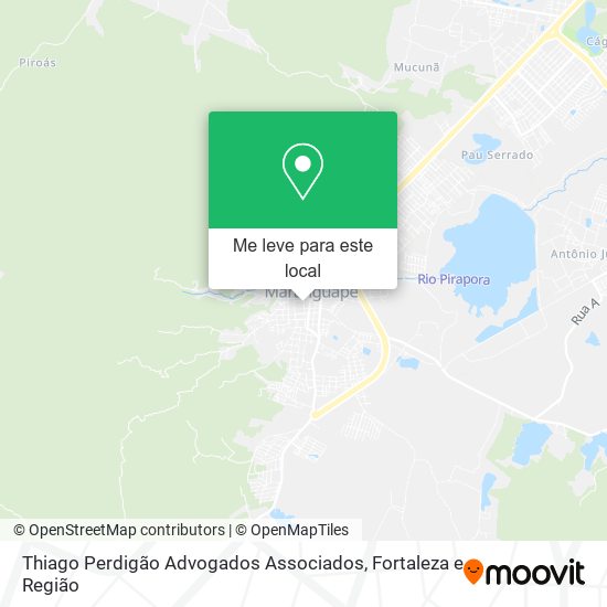 Thiago Perdigão Advogados Associados mapa