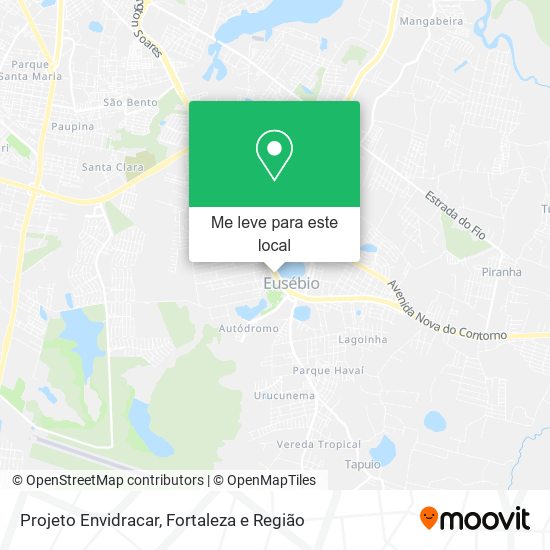 Projeto Envidracar mapa