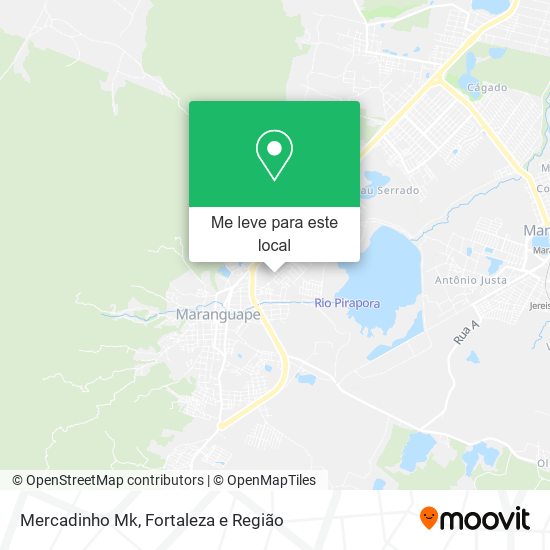 Mercadinho Mk mapa