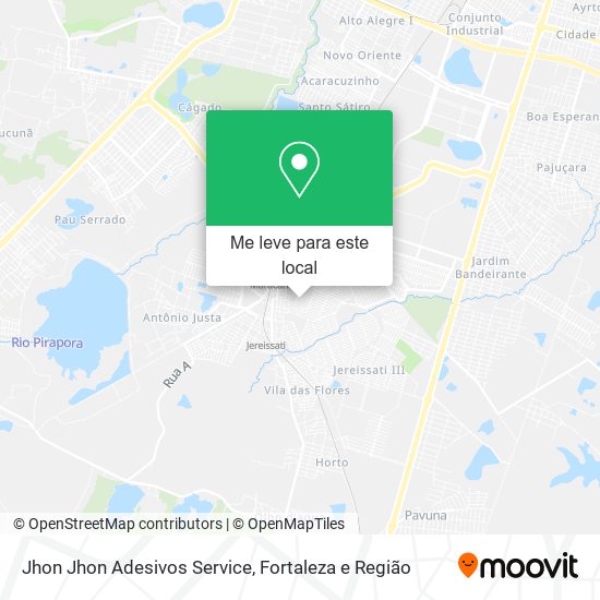 Jhon Jhon Adesivos Service mapa