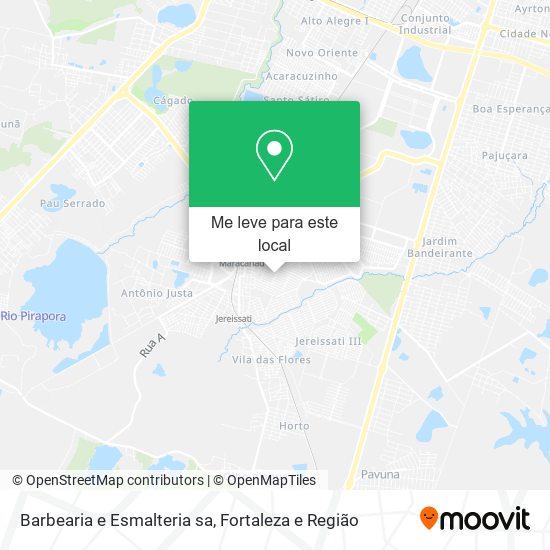 Barbearia e Esmalteria sa mapa