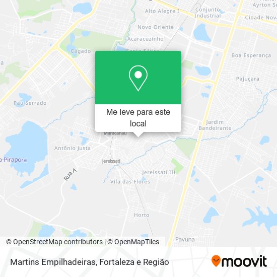 Martins Empilhadeiras mapa