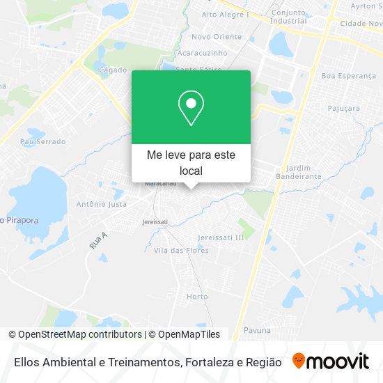 Ellos Ambiental e Treinamentos mapa