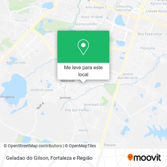 Geladao do Gilson mapa