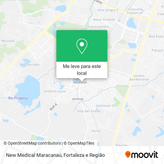 New Medical Maracanaú mapa