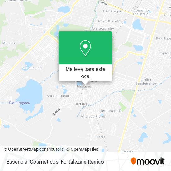 Essencial Cosmeticos mapa