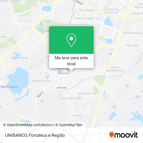 UNIBANCO mapa