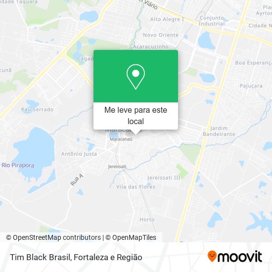 Tim Black Brasil mapa