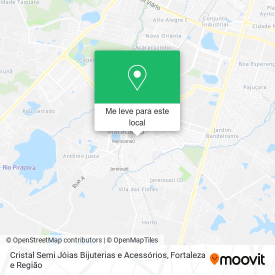 Cristal Semi Jóias Bijuterias e Acessórios mapa