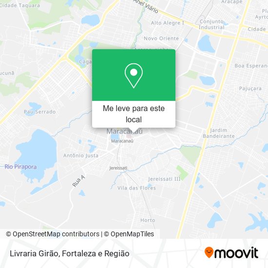 Livraria Girão mapa