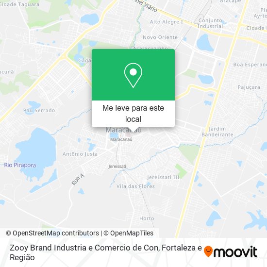 Zooy Brand Industria e Comercio de Con mapa